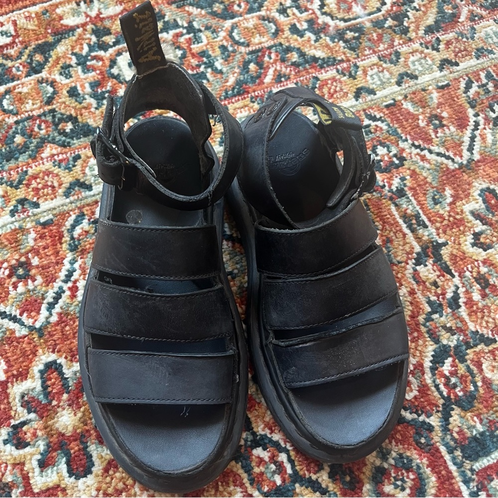 Black Doc Marten Sandals